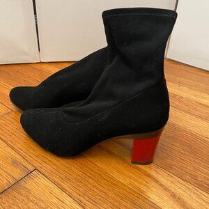 Tanya Heath Paris stretch ankle boot; many interchangeable heels sold separately